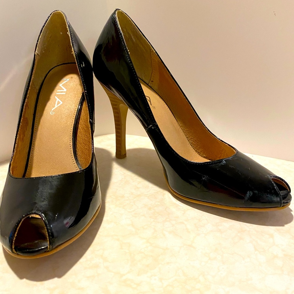 MIA - Black Patent Pumps